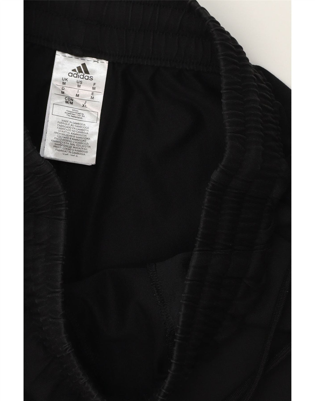 ADIDAS Mens Treino Calças Joggers Médio Algodão Preto