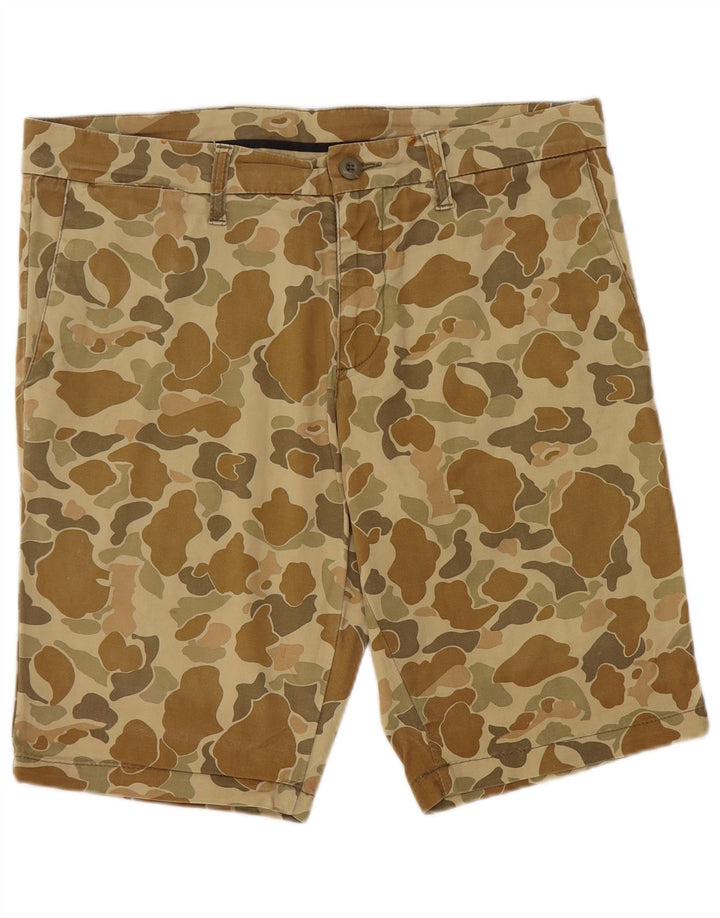 Bermuda masculina CARHARTT Chino Shorts W32 médio cáqui algodão camuflado