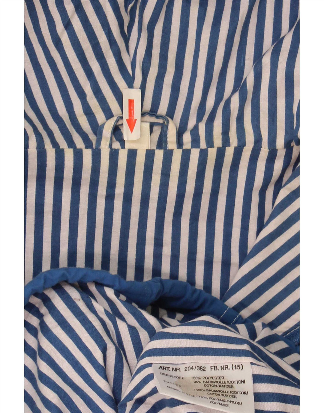 Jaqueta anorak gráfica com capuz grande John F Gee Boys 15-16 anos azul