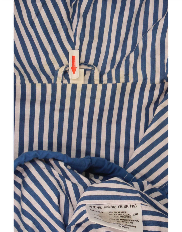 Jaqueta anorak gráfica com capuz grande John F Gee Boys 15-16 anos azul
