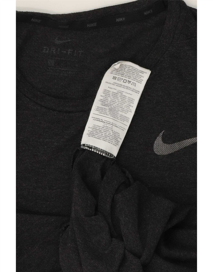 Camiseta Nike Masculina Dri Fit Top Cinza Médio Poliéster