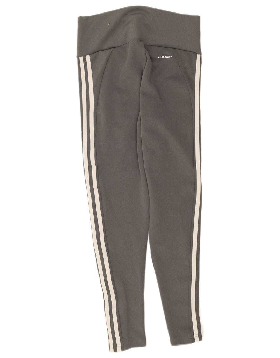 Leggings Adidas Aeroready Crop Femininas UK 12/14 Cinza Médio Poliéster