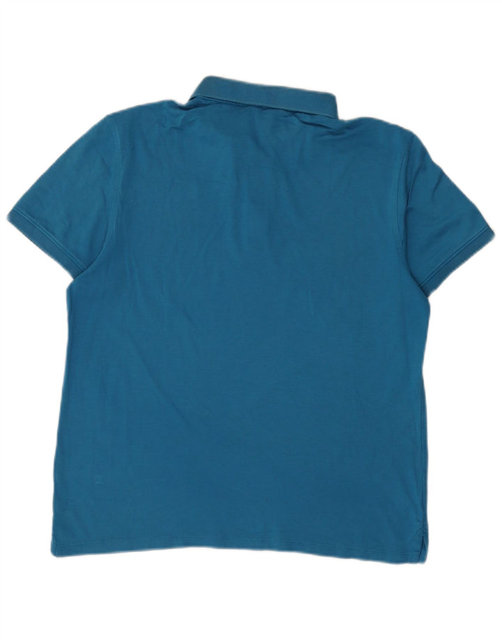 Camisa polo masculina CALVIN KLEIN azul médio