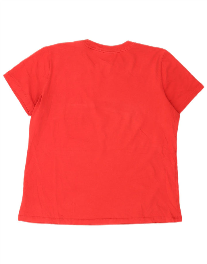 Camiseta Nike Masculina Dri Fit Graphic Top Médio Algodão Vermelho