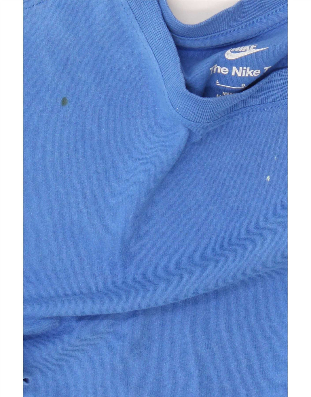 Camiseta masculina Nike grande algodão azul