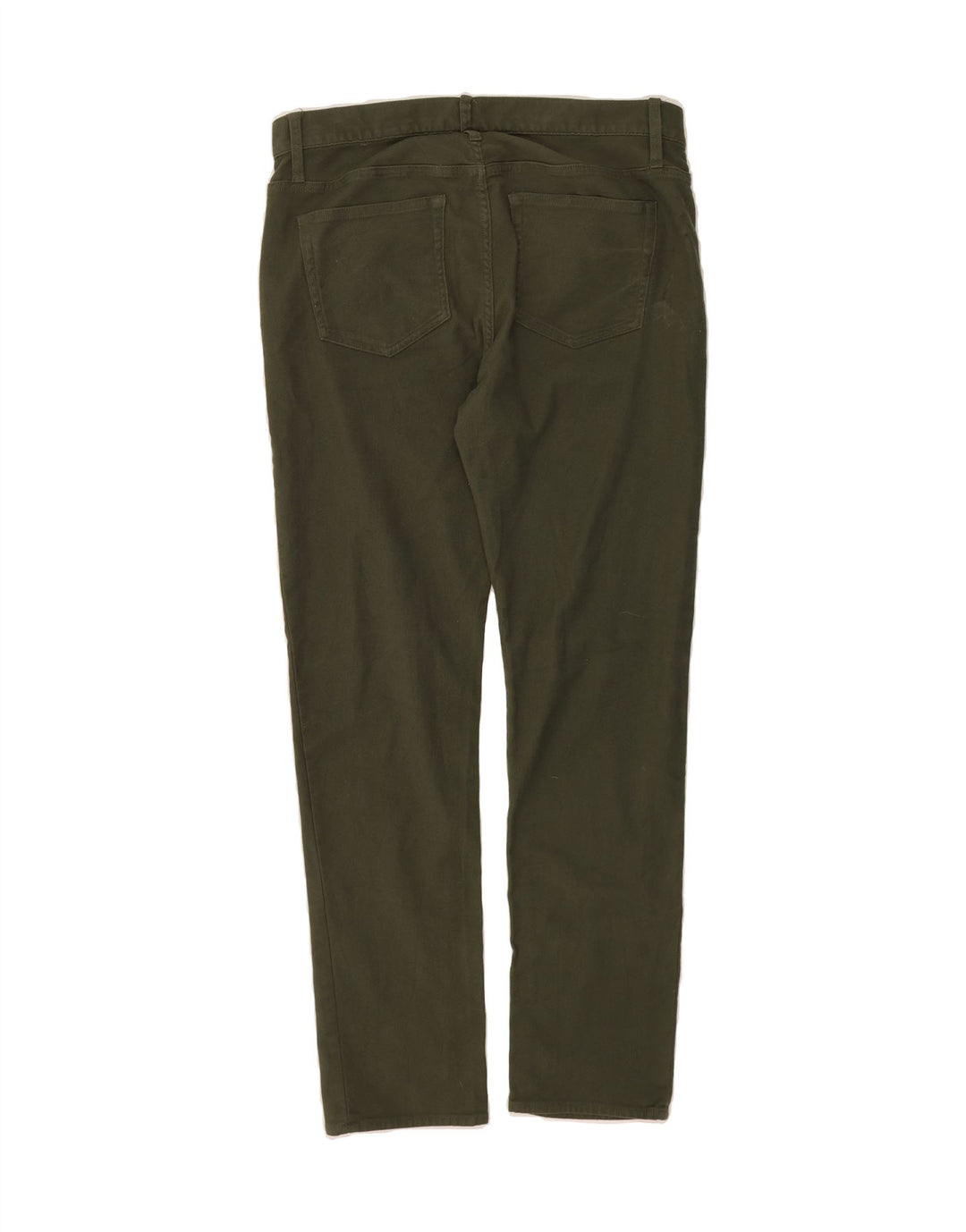 J. CREW Womens Flex Slim Casual Trousers W34 L32 Green Cotton Vintage J. Crew and Second-Hand J. Crew from Messina Hembry 