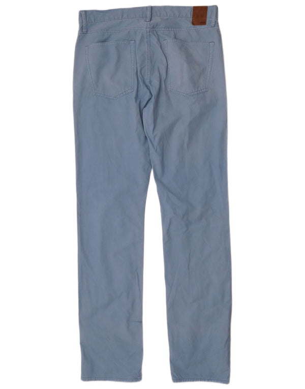 Calça casual slim masculina Gap W34 L34 algodão azul