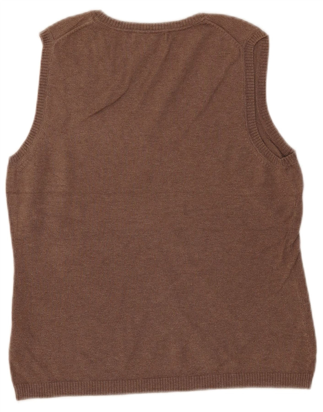 Boden Womens Vest Tank Top UK 12 Algodão Marrom Médio