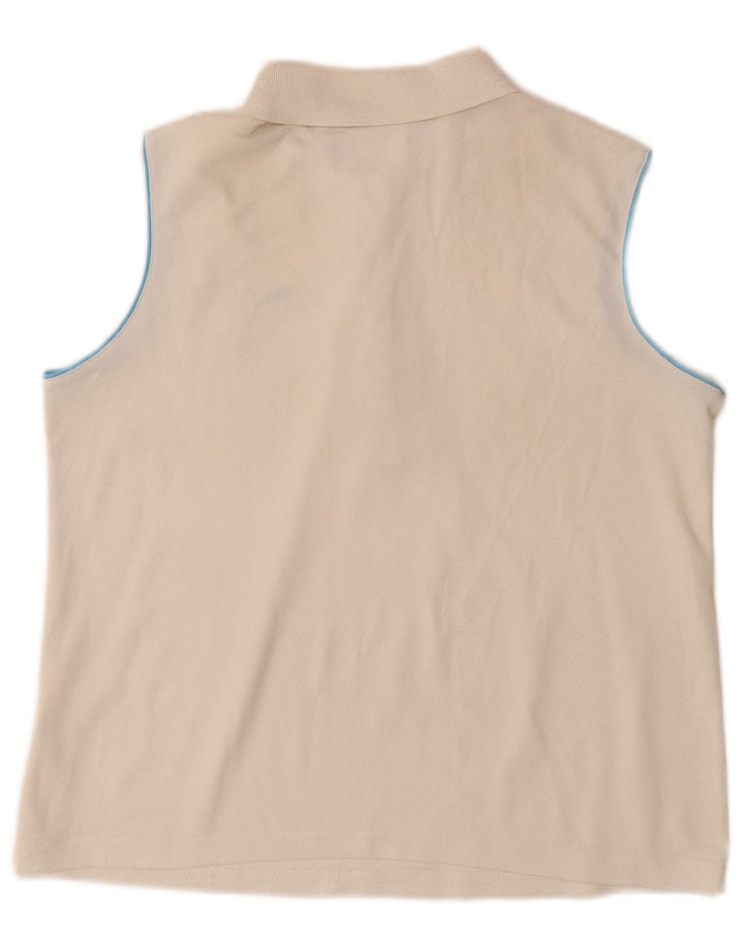 Camisa polo feminina sem mangas PUMA UK 14 médio off white