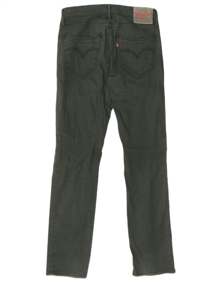 Calça jeans feminina Levi's 511 Slim W29 L32 algodão verde