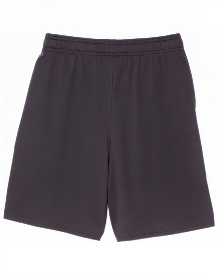 Shorts esportivos gráficos Under Armour Boys 9-10 anos médio preto poliéster