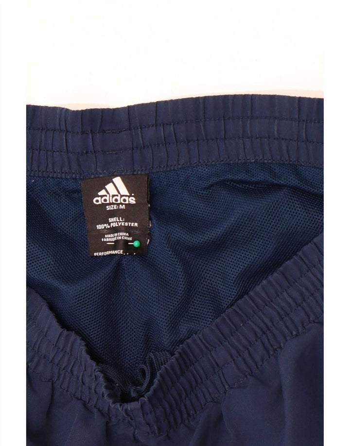 Adidas Shorts esportivos masculinos médio poliéster azul marinho