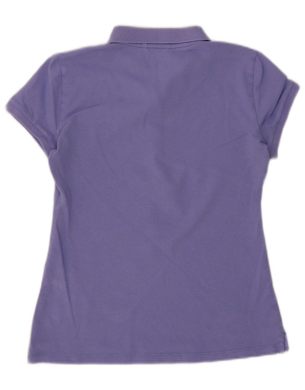 Camisa polo feminina Nautica UK 6 XS azul algodão