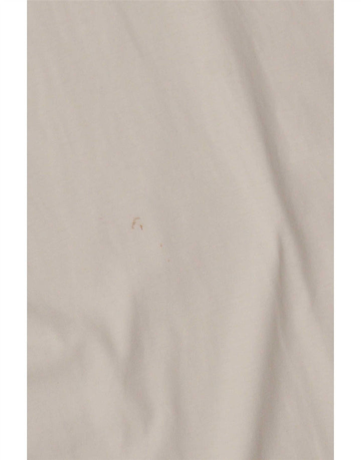 Tommy Hilfiger Camiseta masculina grande de algodão branco