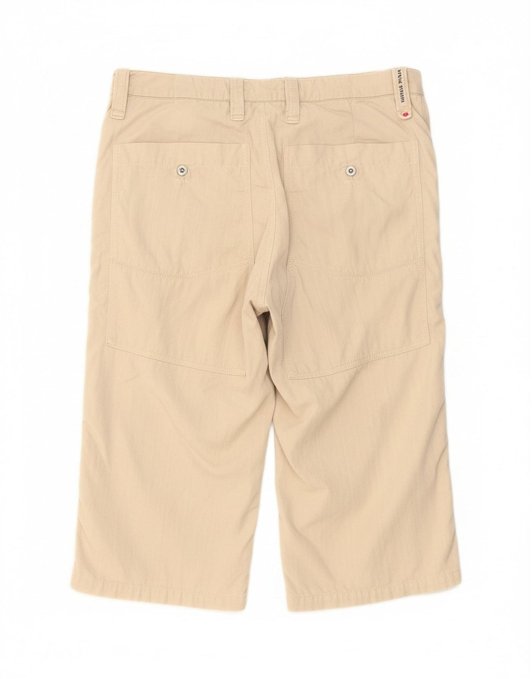 THINK PINK Bermuda masculina IT 50 grande W34 algodão bege