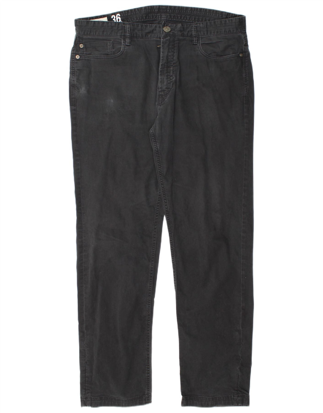 Calça jeans reta masculina FAT FACE W36 L32 algodão preto