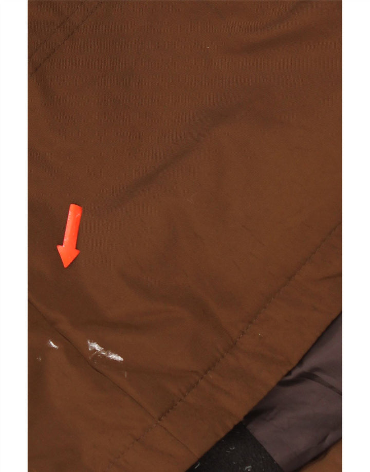 Jaqueta acolchoada com capuz masculina Marks & Spencer Blue Harbor Reino Unido 38 marrom médio