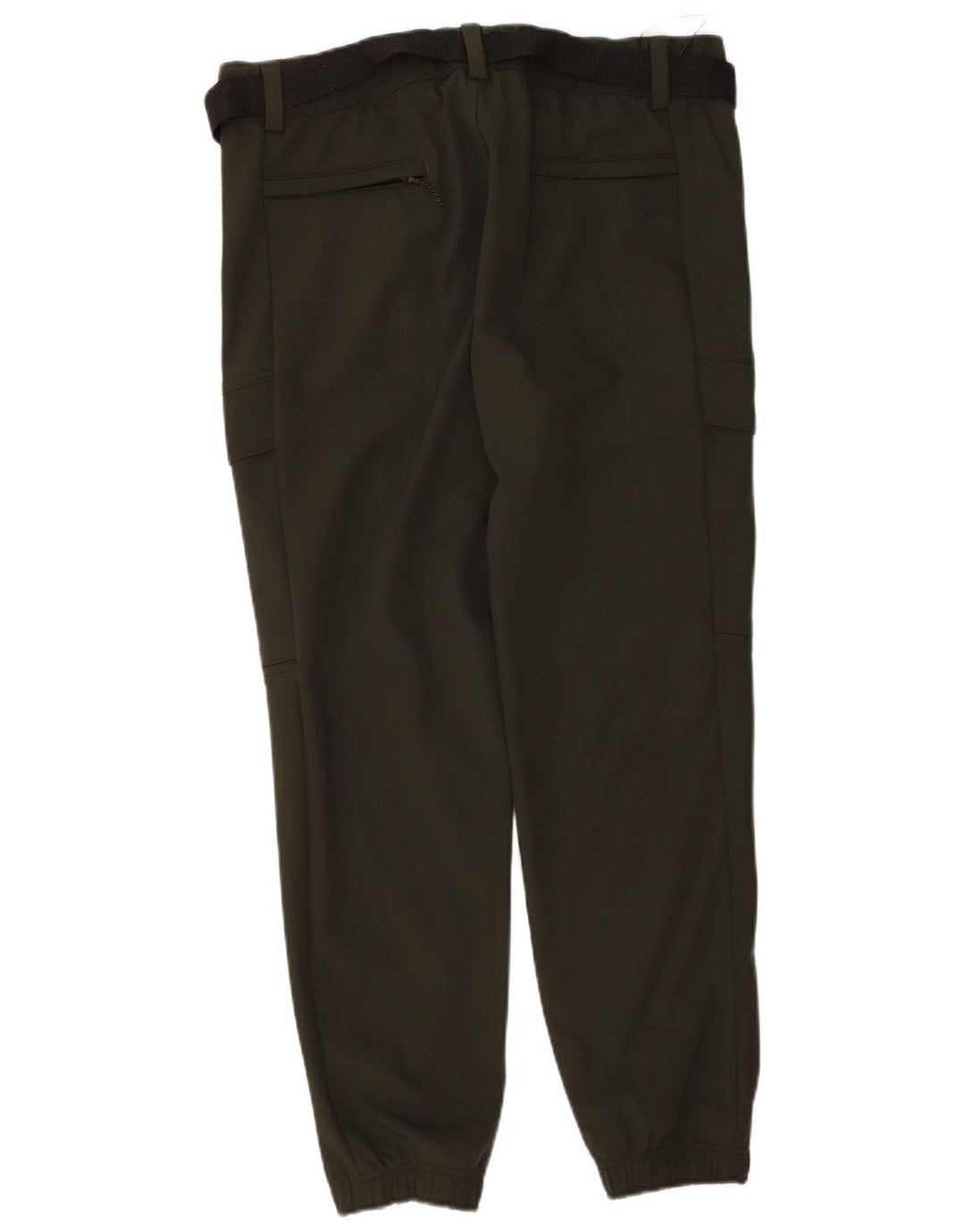Calça cargo reta masculina Marks & Spencer W36 L31 poliéster cáqui