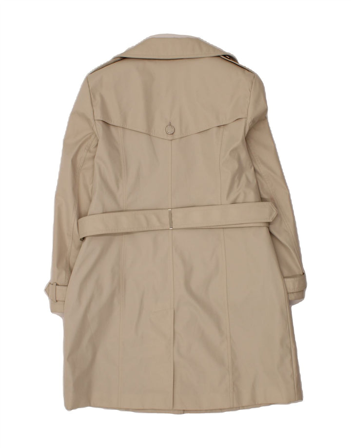 CALVIN KLEIN Womens Trench Coat UK 14 Medium Beige Polyester Vintage Calvin Klein and Second-Hand Calvin Klein from Messina Hembry 