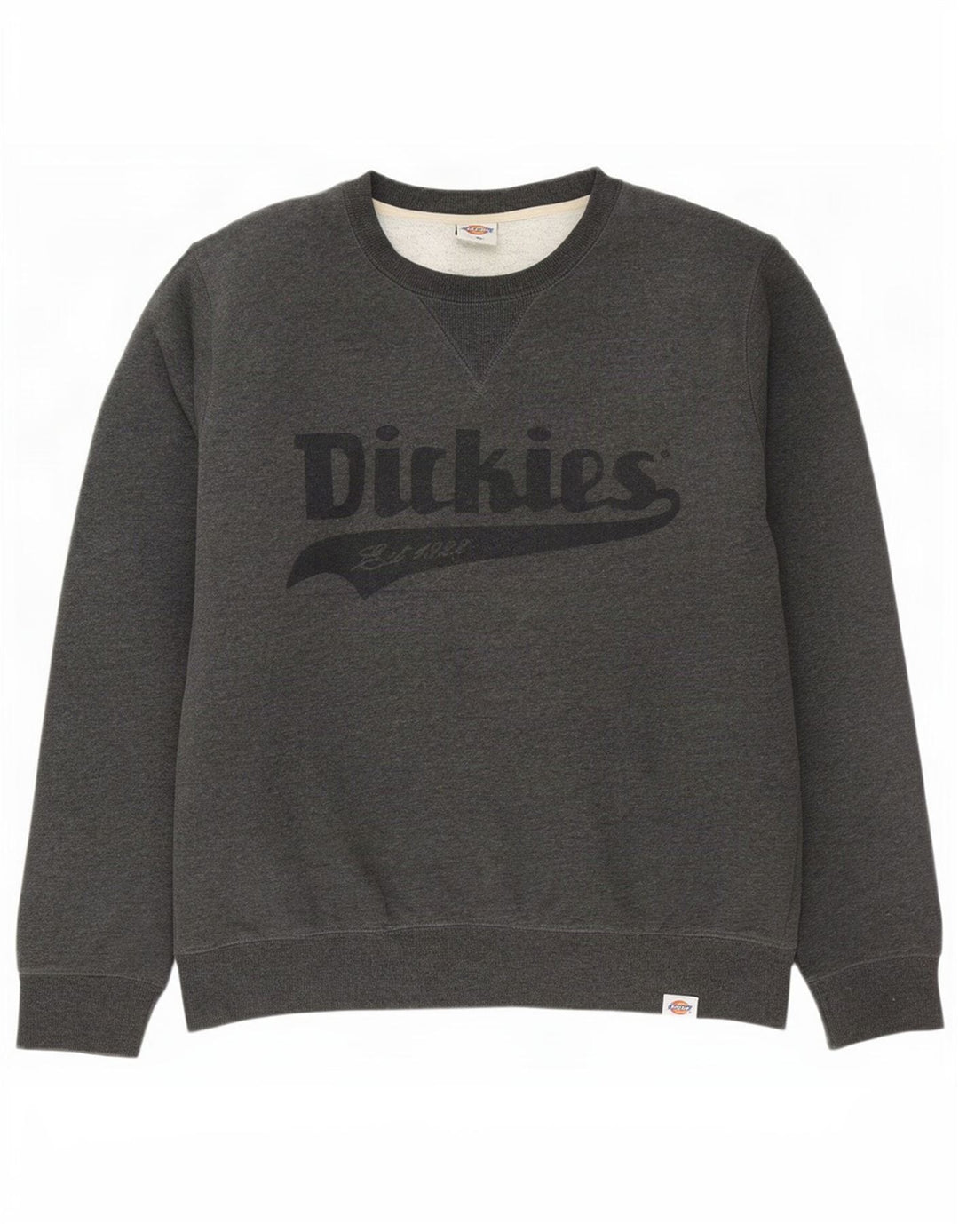 Dickies moletom gráfico masculino jumper grande algodão cinza