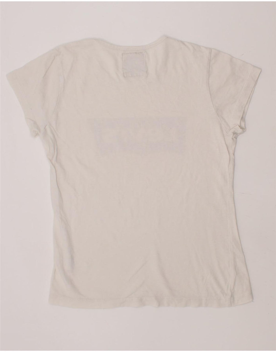 LEVI'S Girls Graphic T-Shirt Top 9-10 Years White Cotton Vintage Levi's and Second-Hand Levi's from Messina Hembry 