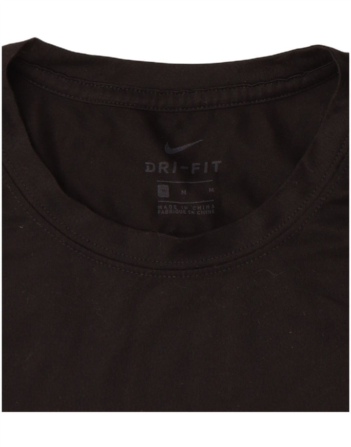 Camiseta Nike Masculina Dri Fit Top Médio Poliéster Preto