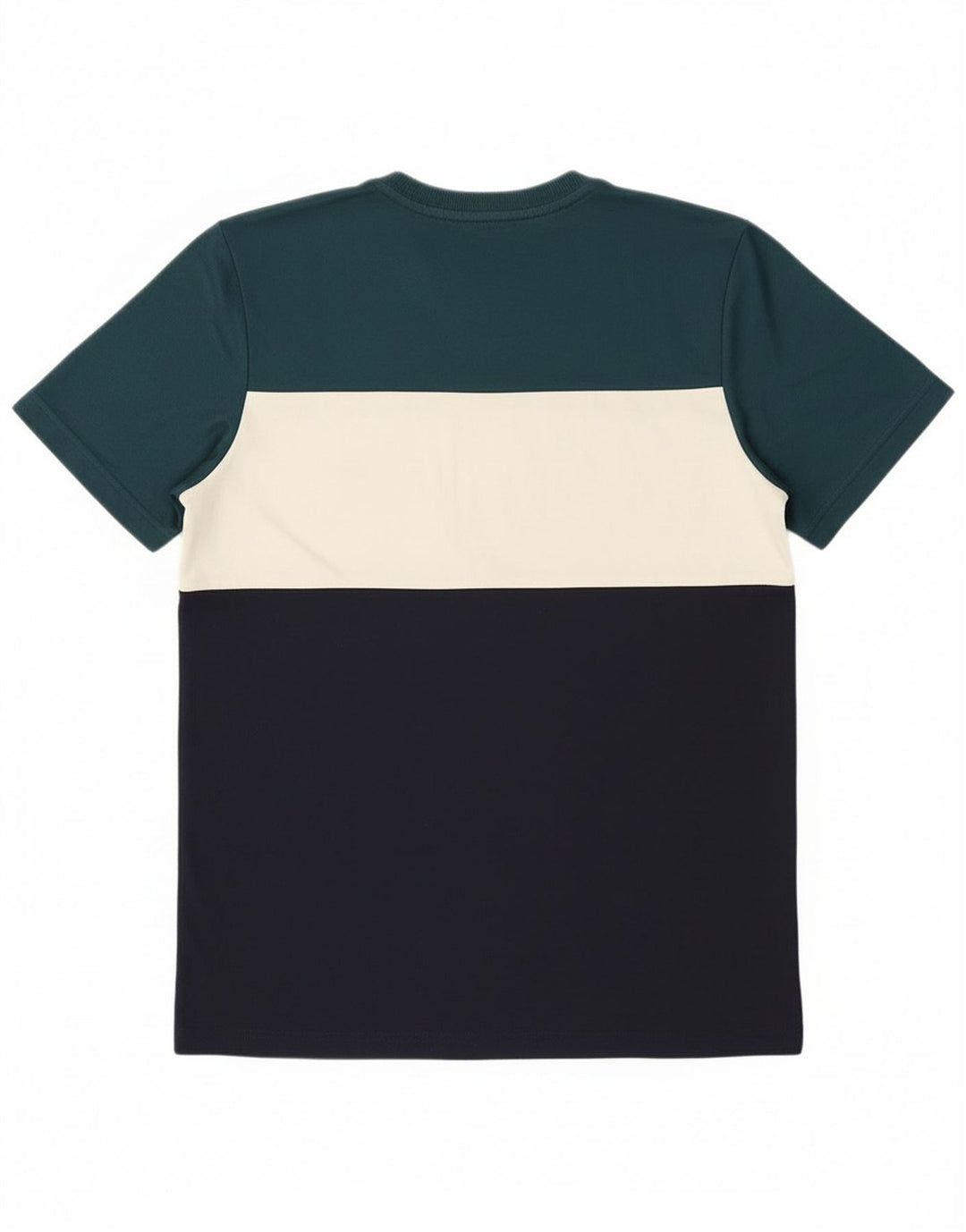 Adidas Mens Camiseta Top Médio Multicolorido Colorblock Algodão