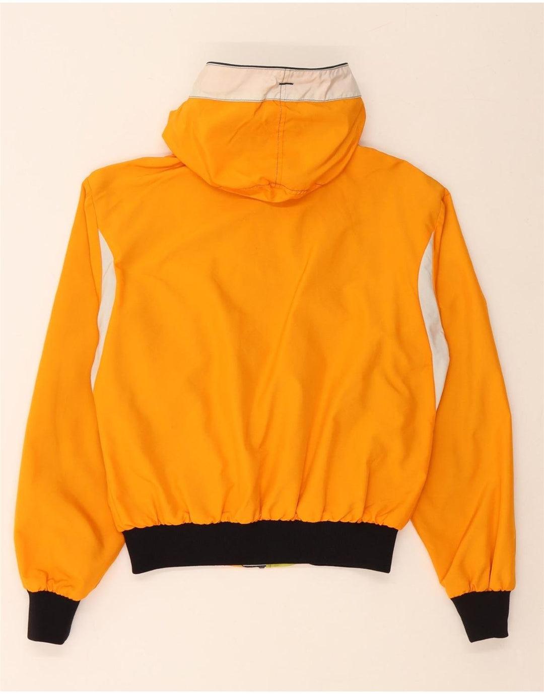 Jaqueta feminina REFRIGIWEAR Cruz Bomber UK 16 grande bloco colorido laranja