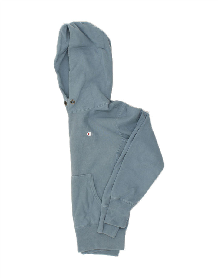CHAMPION Mens Hoodie Jumper XS Blue Cotton Vintage Champion and Second-Hand Champion from Messina Hembry 