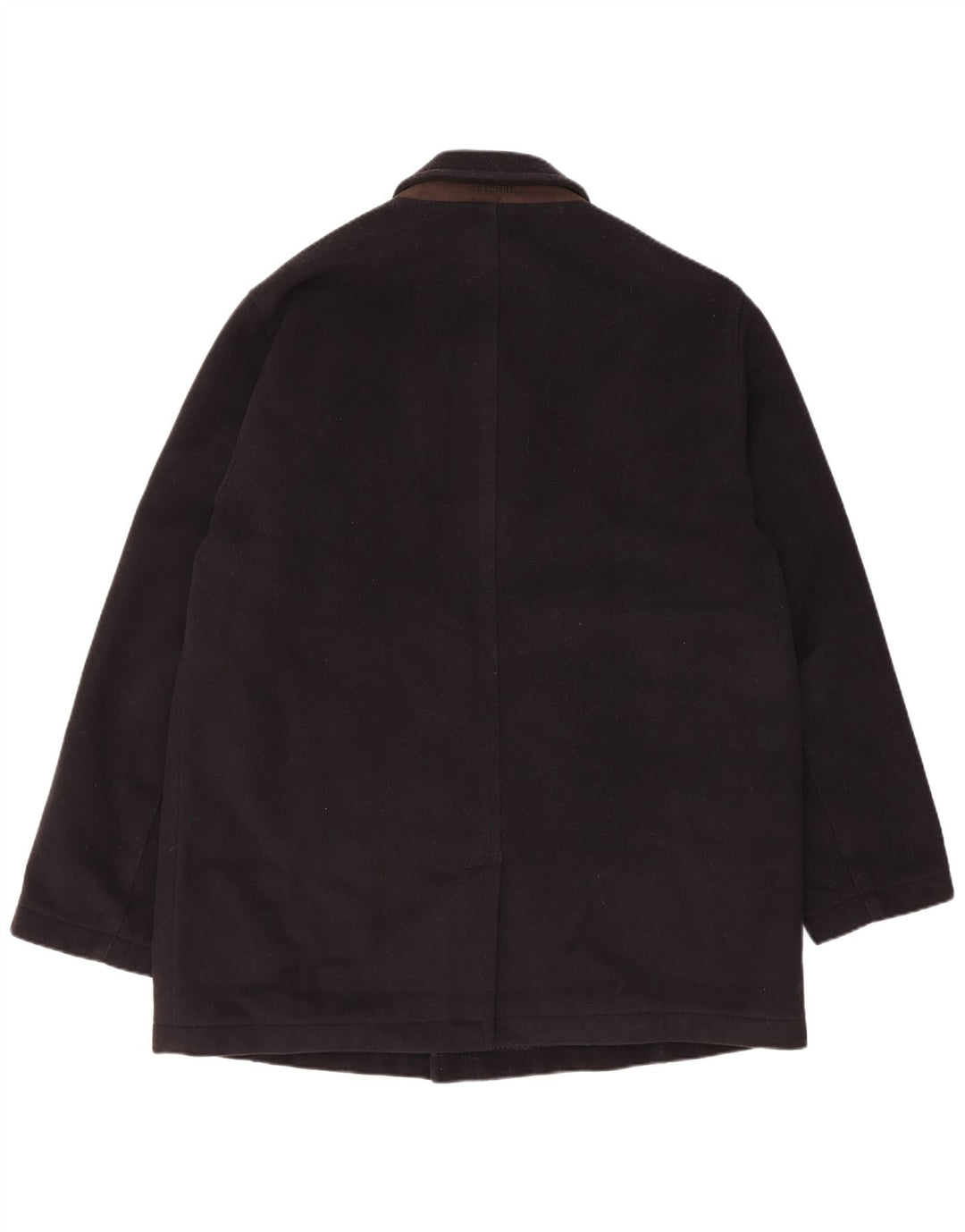 Sobretudo masculino Bugatti UK 42 XL lã preta
