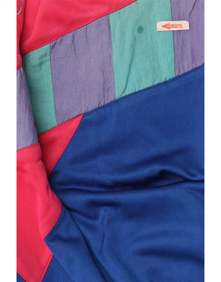 Poliéster colorido do XL Colourblock do revestimento superior do fato de treino dos homens do vintage