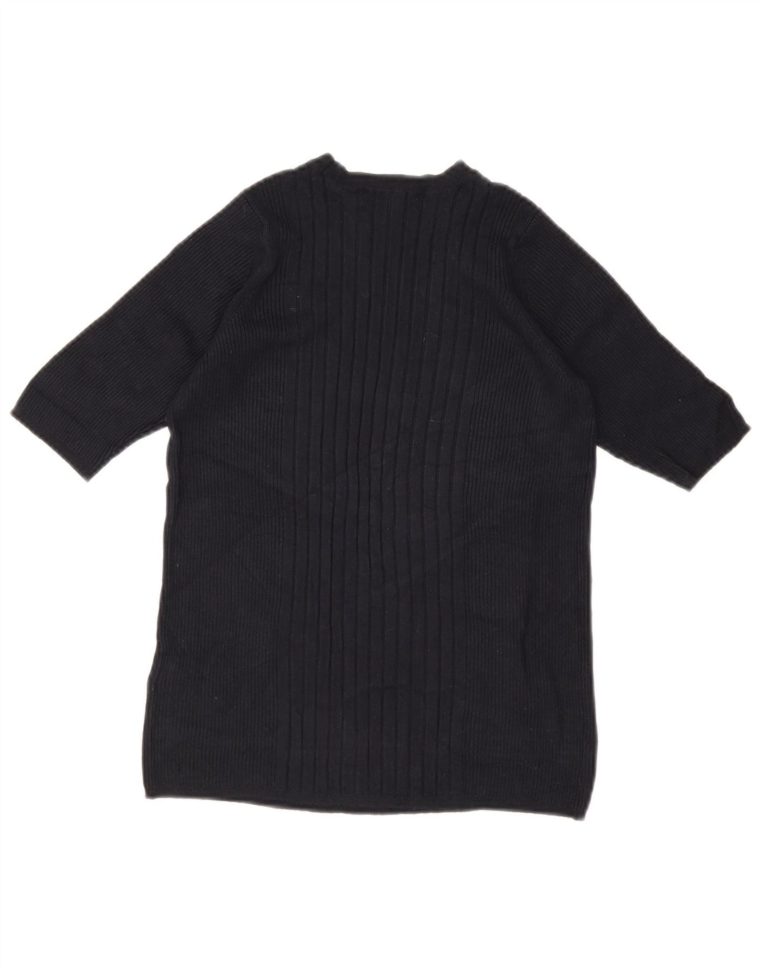 Suéter feminino Marks & Spencer com gola canoa Reino Unido 12 médio azul marinho