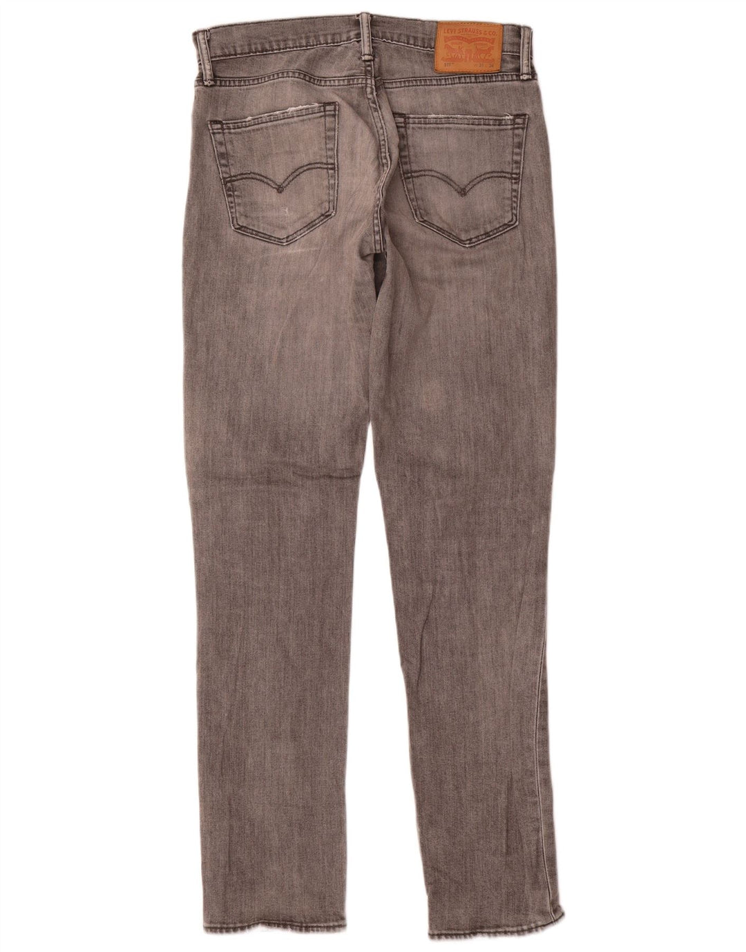 Calça Jeans Levis 511 Slim Masculina W31 L34 Cinza Algodão