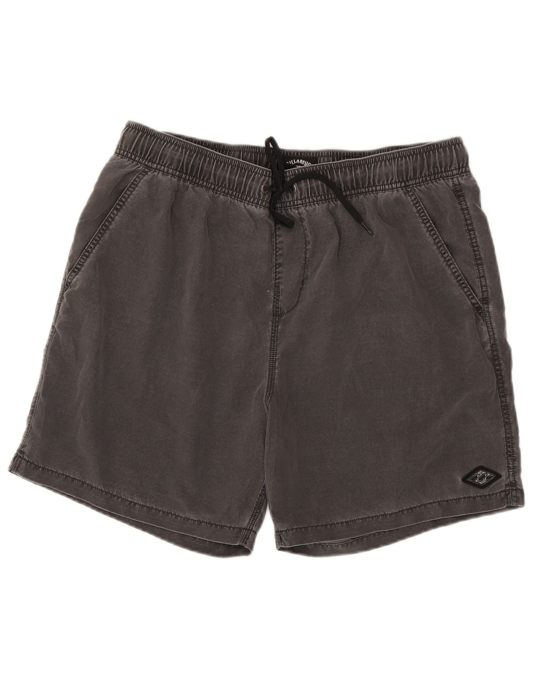 Billabong Mens Shorts Grande W34 Cinza Poliéster