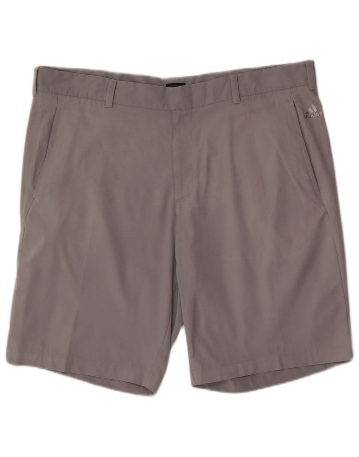 Adidas Mens Chino Shorts W38 XL Cinza Poliéster