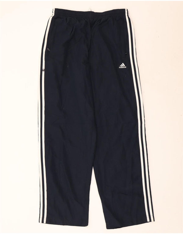 Calças de treino masculinas ADIDAS poliéster preto médio