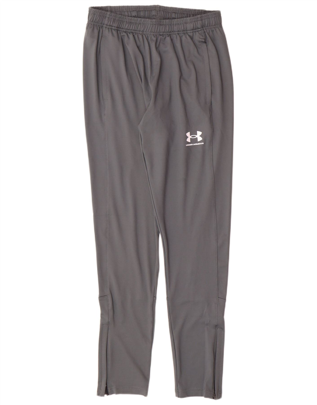Calça de treino masculina UNDER ARMOUR poliéster cinza médio