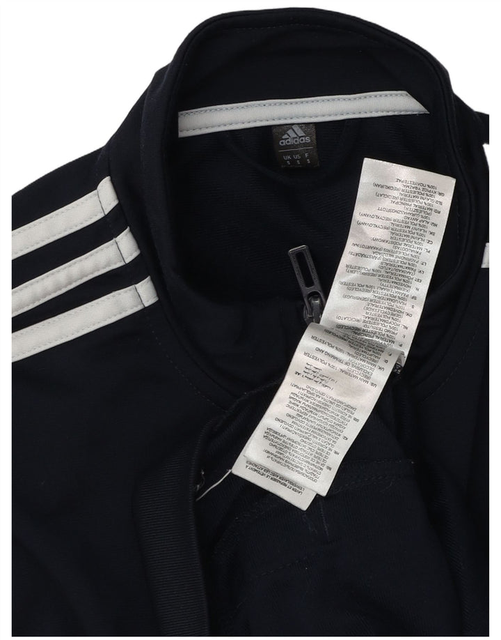 Adidas Mens Treino Top Jacket Pequeno Poliéster Azul Marinho