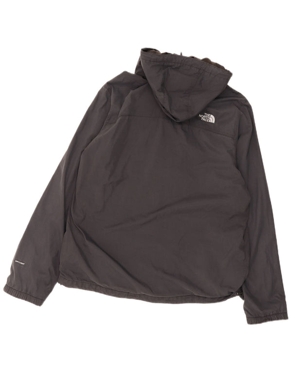 Jaqueta de chuva masculina com capuz The North Face UK 40 grande nylon preto