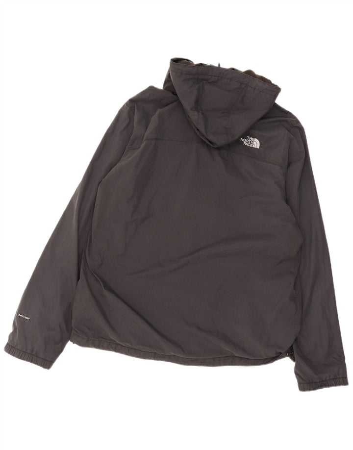 Jaqueta de chuva masculina com capuz The North Face UK 40 grande nylon preto