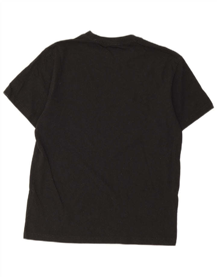 Camiseta gráfica masculina Carhartt Top médio algodão preto