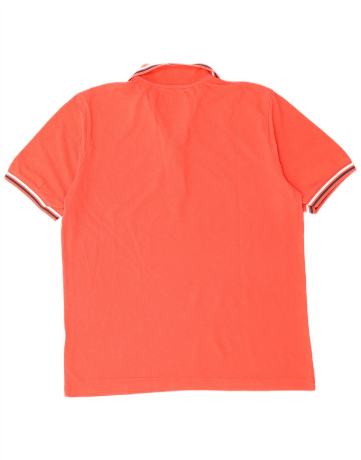 Camisa polo masculina KAPPA de algodão vermelho médio