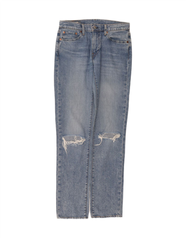 Levi's Masculino 511 Distressed Slim Jeans W30 L34 Azul
