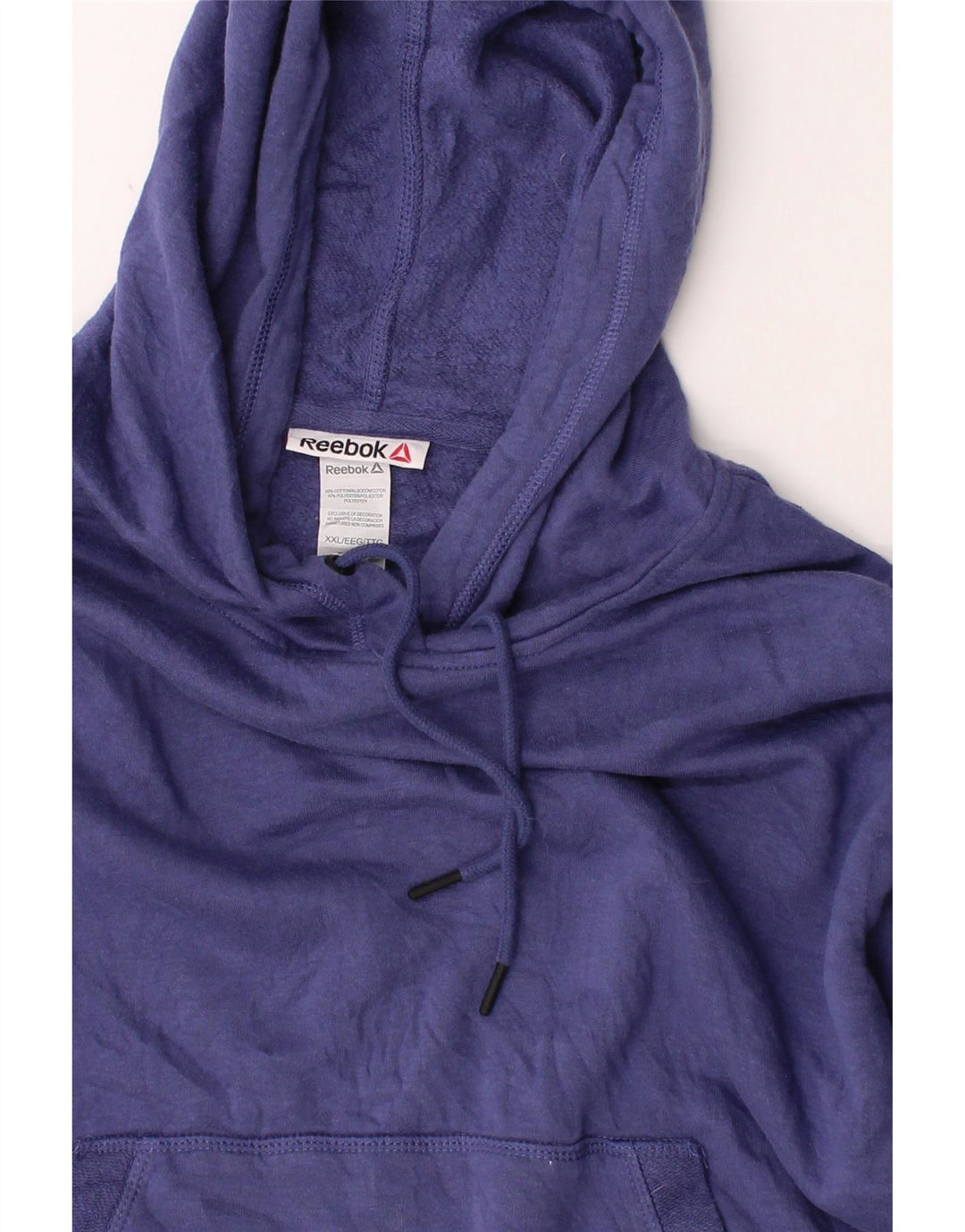 REEBOK Womens Hoodie Jumper UK 20 2XL Purple Cotton Vintage Reebok and Second-Hand Reebok from Messina Hembry 