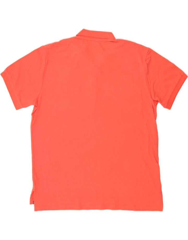EDDIE BAUER Mens Polo Shirt XL Orange Cotton Vintage Eddie Bauer and Second-Hand Eddie Bauer from Messina Hembry 
