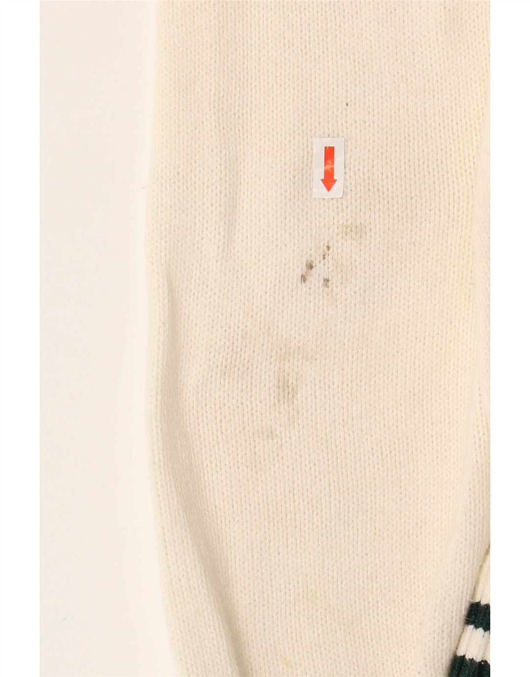 HOLLISTER Suéter feminino boxy oversized com gola redonda Reino Unido 6 XS off white