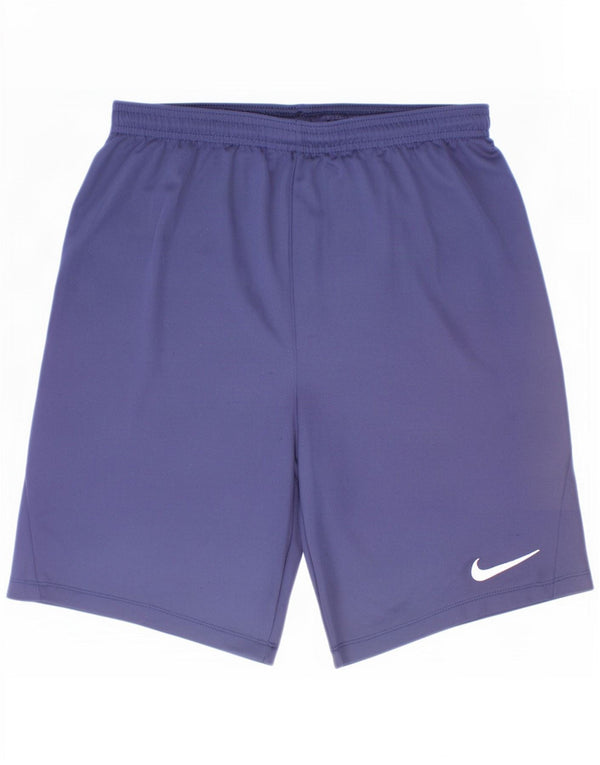 Shorts esportivos Nike Boys Dri Fit 13-14 anos XL azul marinho poliéster
