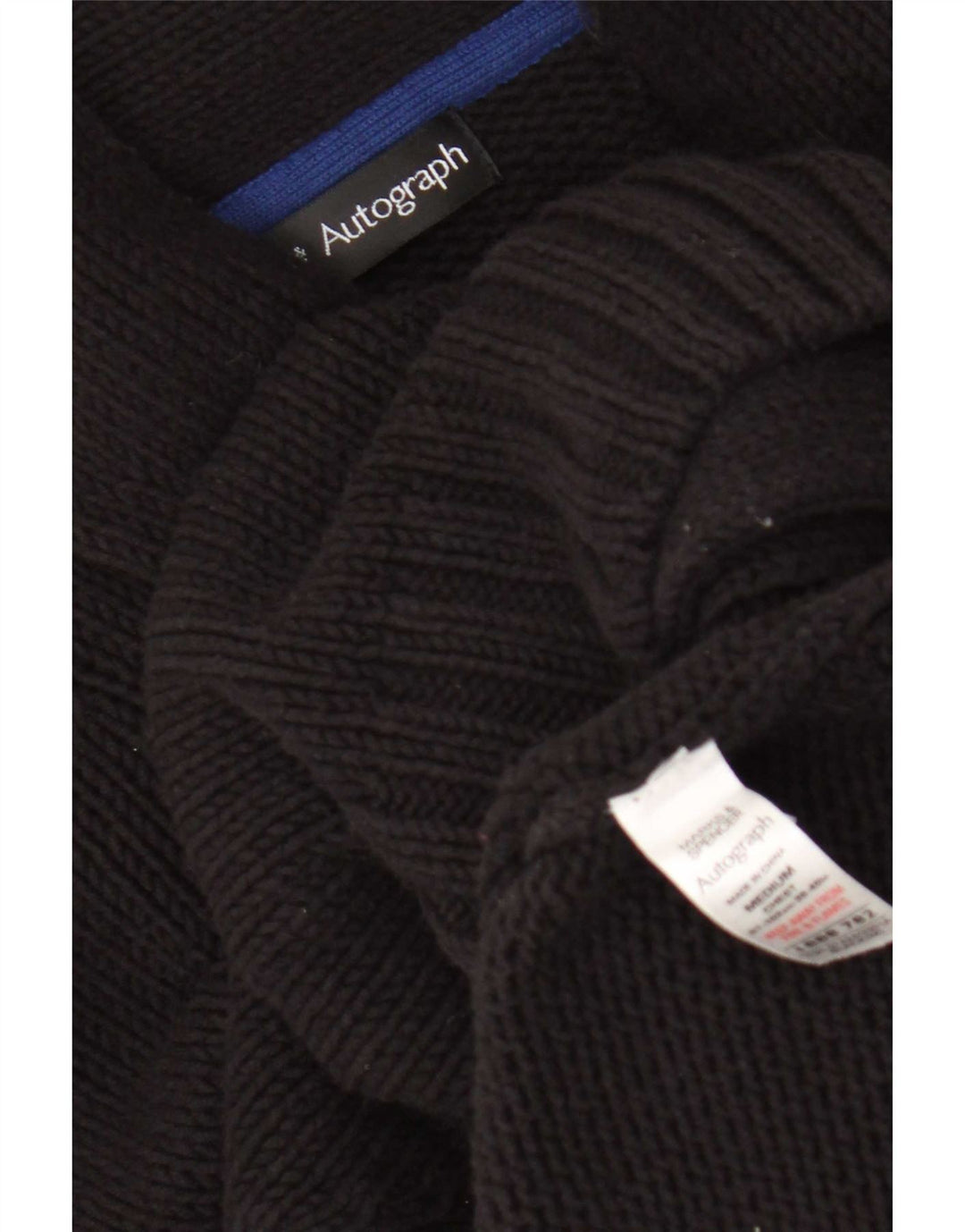 Suéter Marks & Spencer Masculino Autograph Cardigan Reino Unido 38/40 Médio Preto