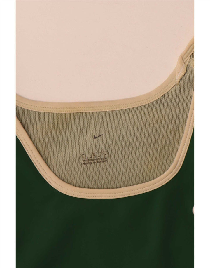 Colete feminino Nike UK 14 grande bloco colorido verde