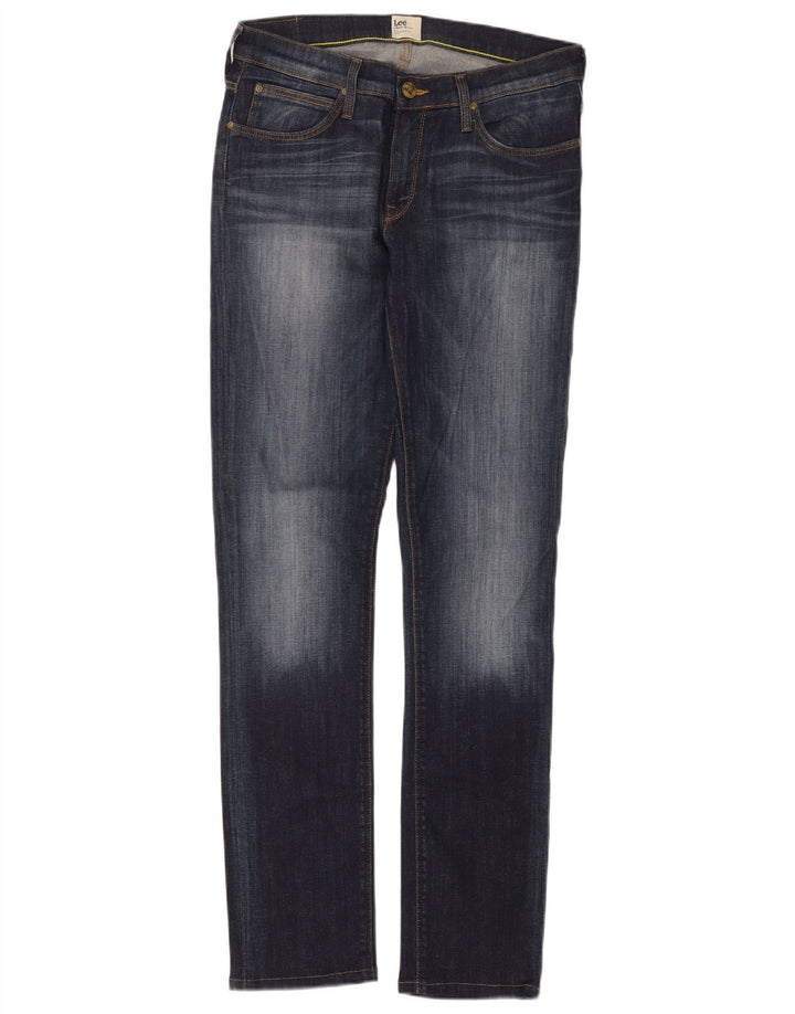 Lee Womens Jade Slim Jeans W31 L33 Azul Algodão